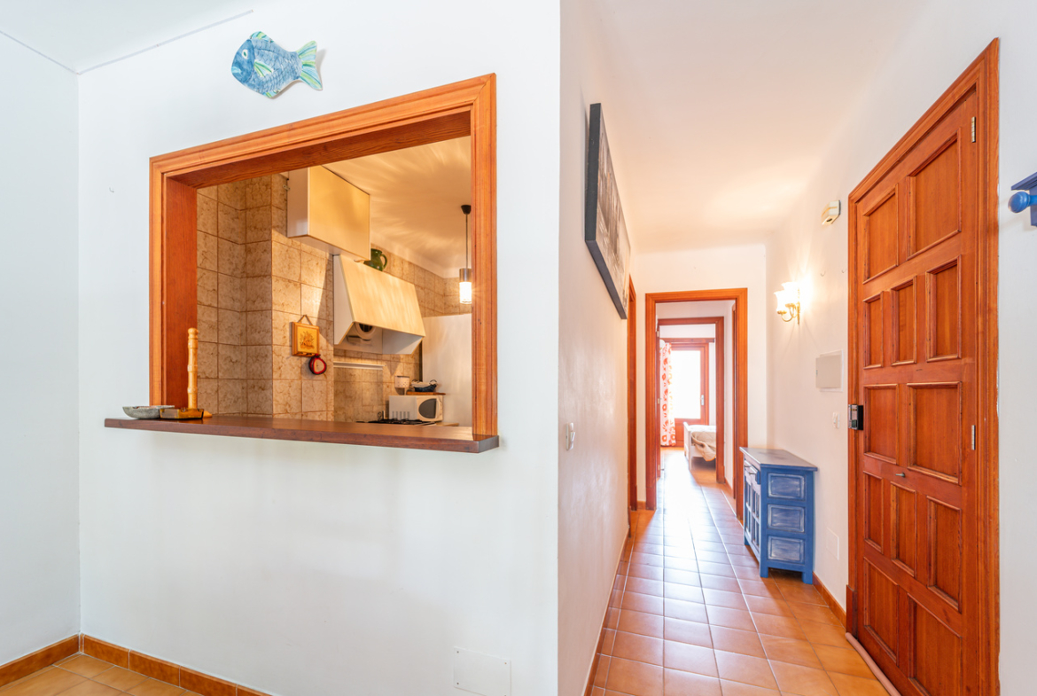 Möblierte Wohnung mit großer Terrasse, 300 m vom Meer, Colonia de Sant Jordi