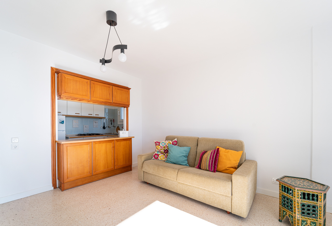 Apartamento en alquiler con terraza y vistas al mar en Calas de Mallorca