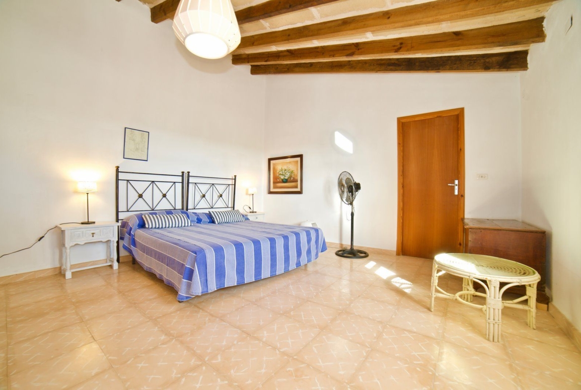 Renovated Village House with Garden & Sea Views for Rent in Ses Salines
