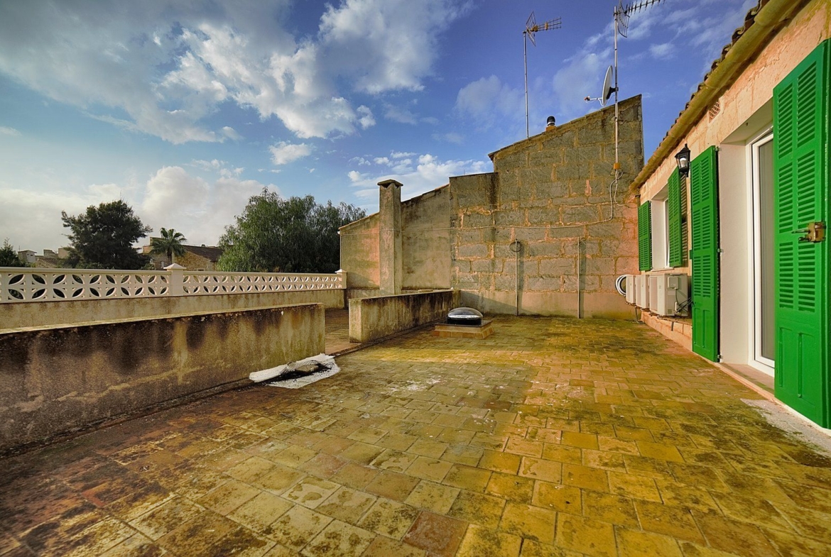 Renovated Village House for Rent with Terraces in Ses Salines