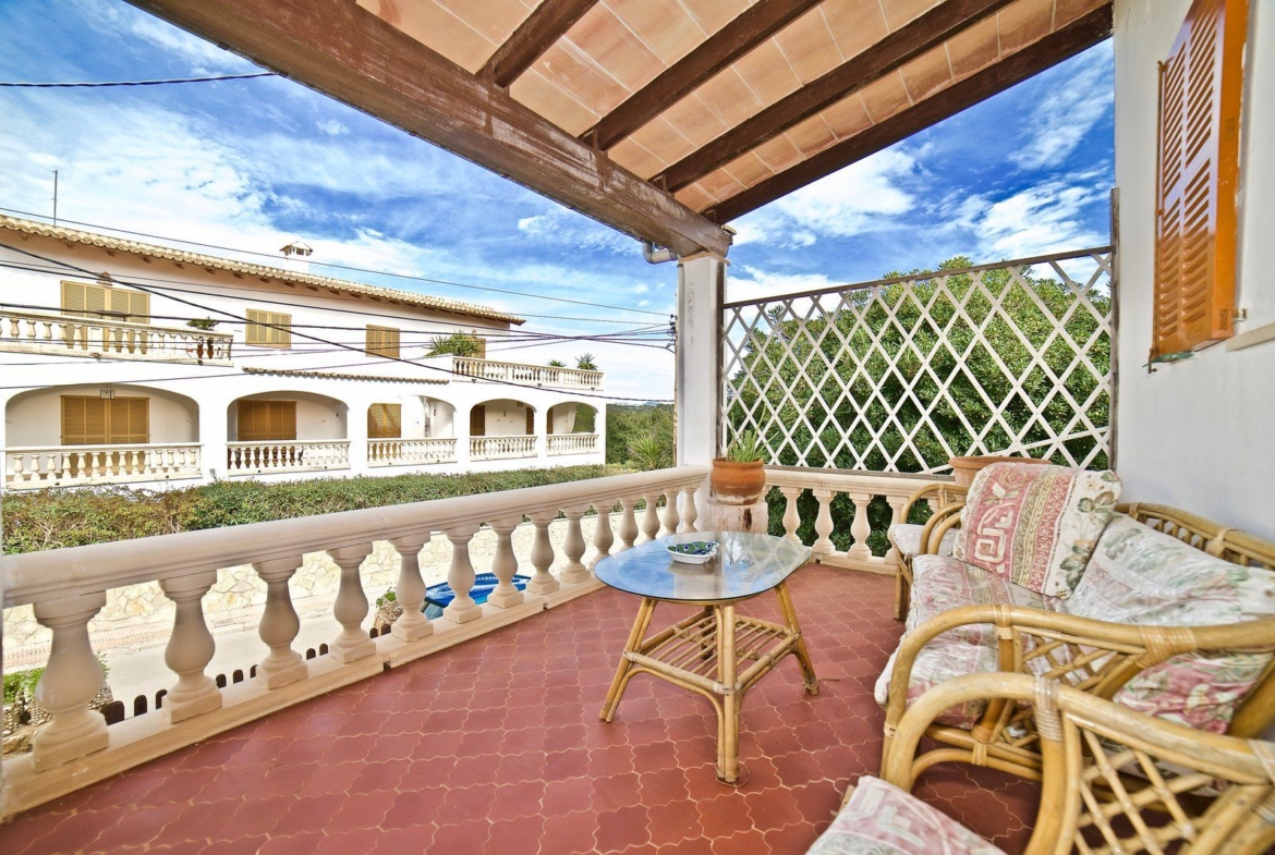 Spacious House With Garden & Terraces in Cala Santanyí, 3 Min to Beach
