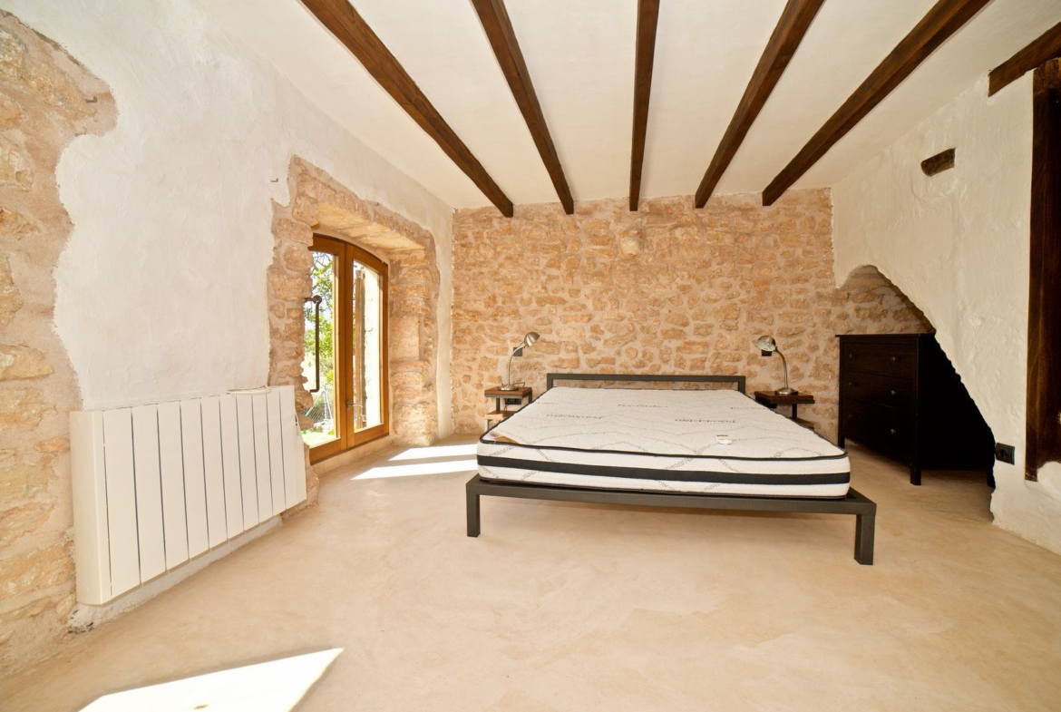 Country House for Rent in Santanyí – Restored Mill on 15,000 m² Estate