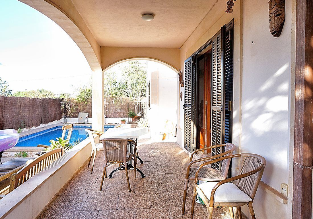 Chalet con piscina a 150 m del mar en Sa Ràpita, Campos