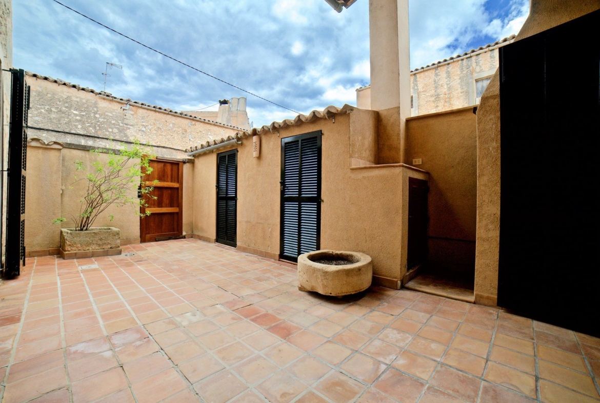 Spacious Village House for Rent with Patio in Es Llombards