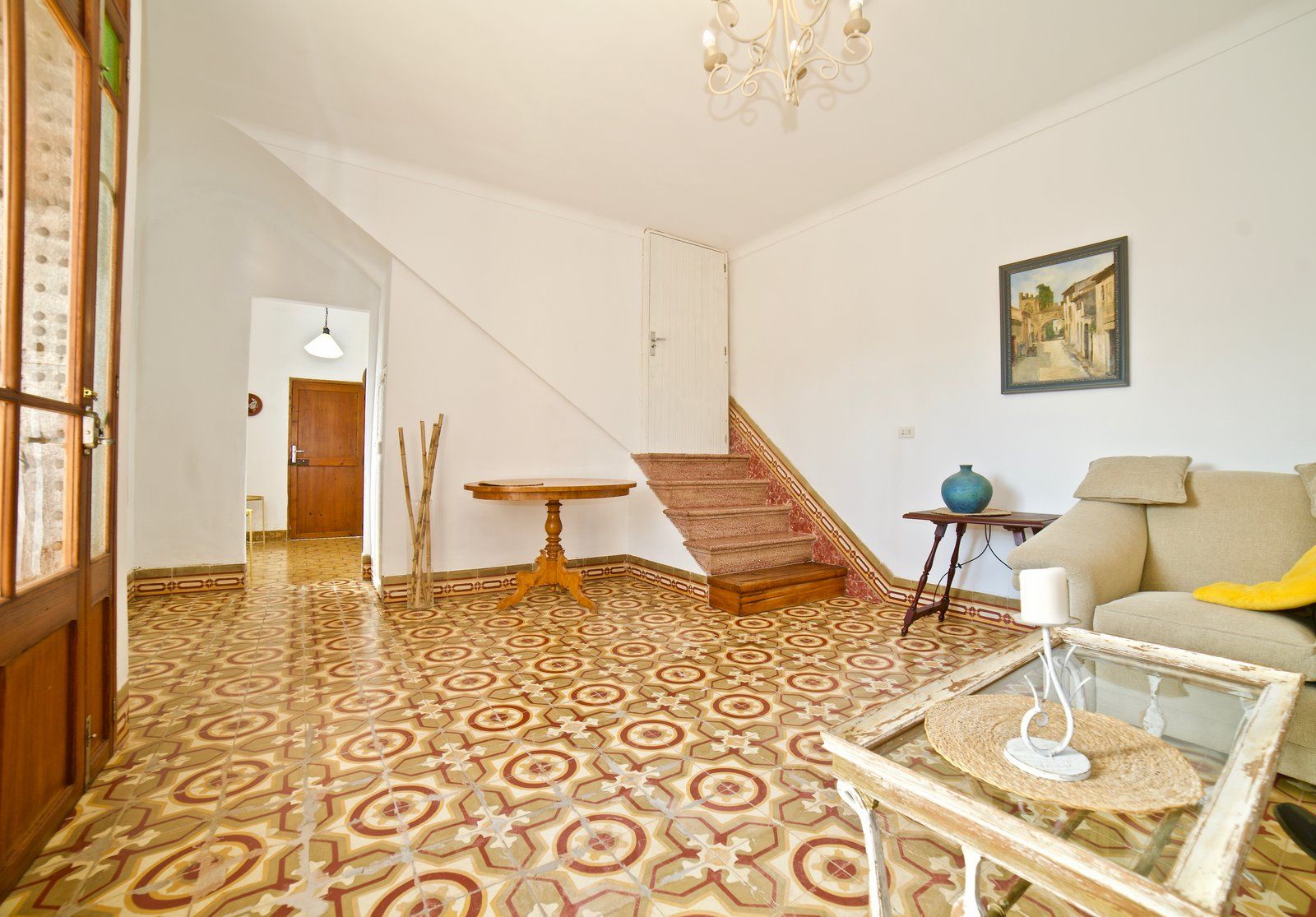 Renovated Village House with Garden & Sea Views for Rent in Ses Salines