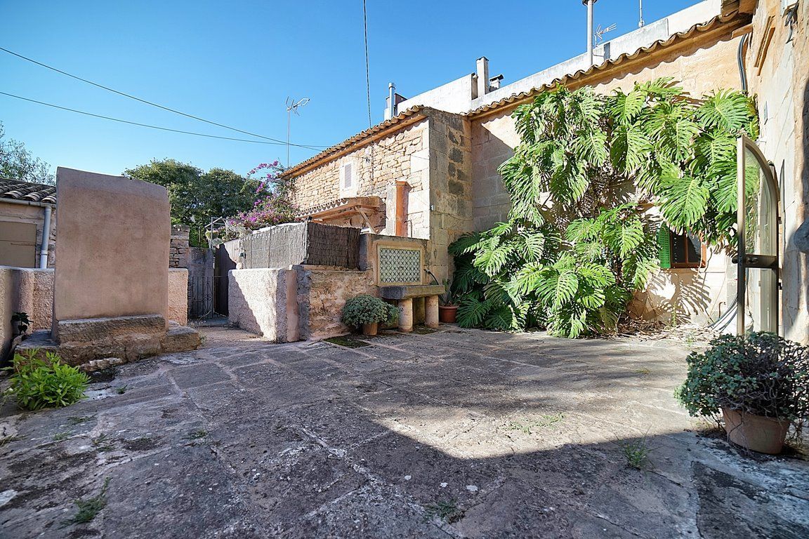 Village House in Ses Salines With Terrace & Fireplace