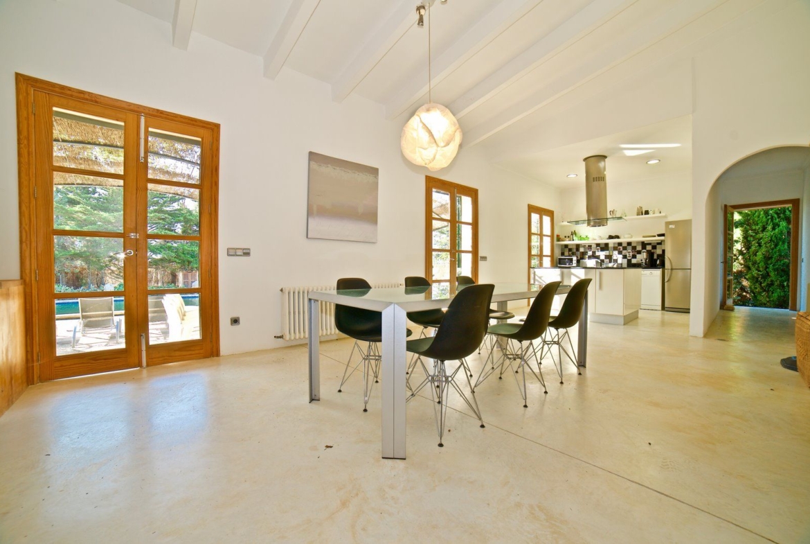 Chalet mit Pool zur Saisonmiete in Es Llombards, Südost-Mallorca
