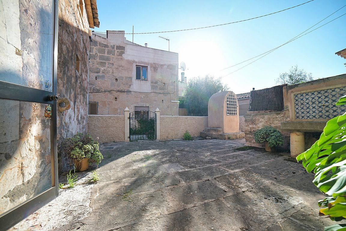 Village House in Ses Salines With Terrace & Fireplace