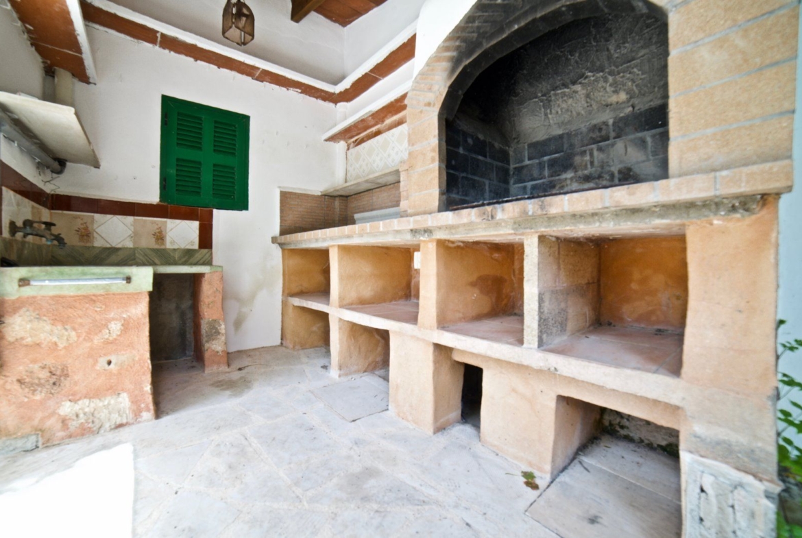 Spacious Village House With Patio, Terrace & Fireplace in Ses Salines