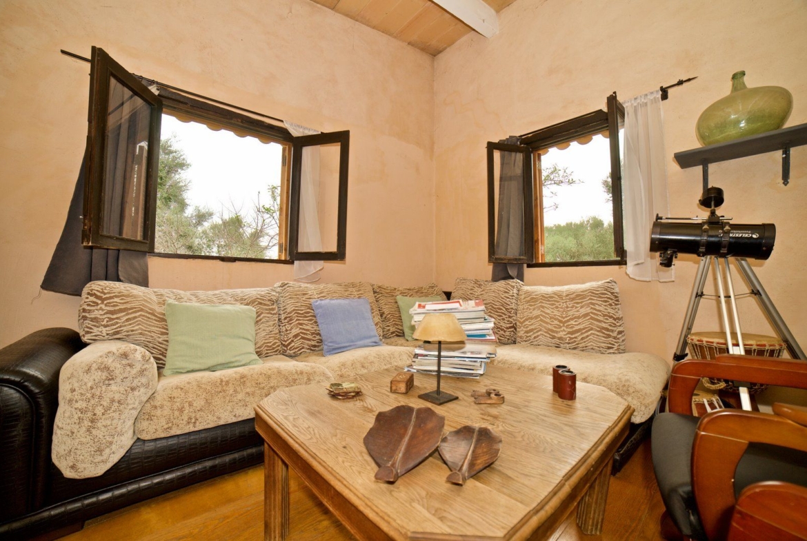 Alquiler casa de campo en Sineu con jardín y chimenea