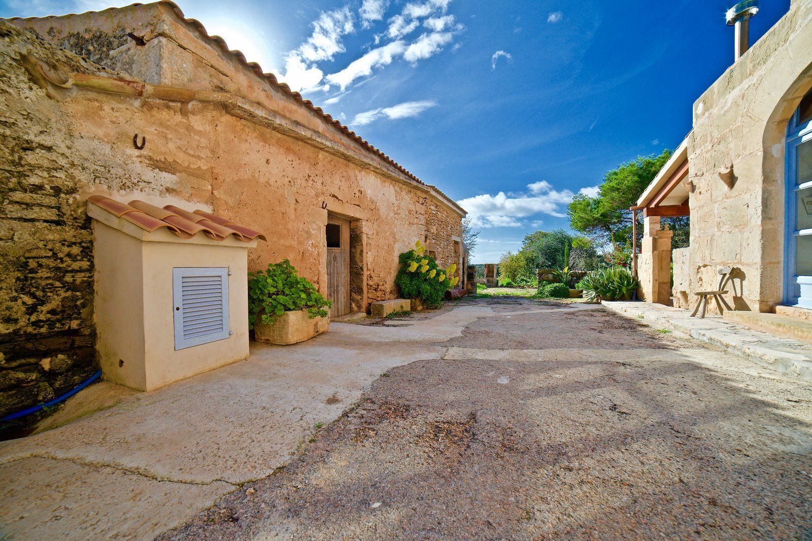Renovated Village House with Garden & Sea Views for Rent in Ses Salines