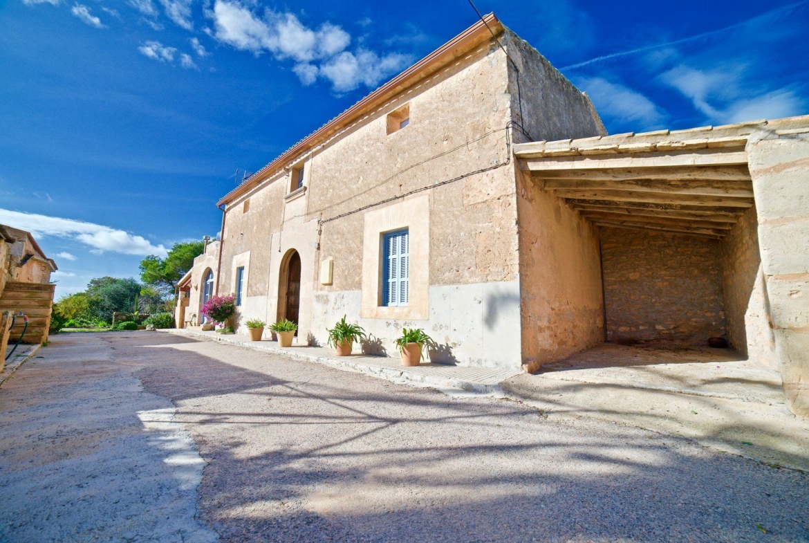 Renovated Village House with Garden & Sea Views for Rent in Ses Salines