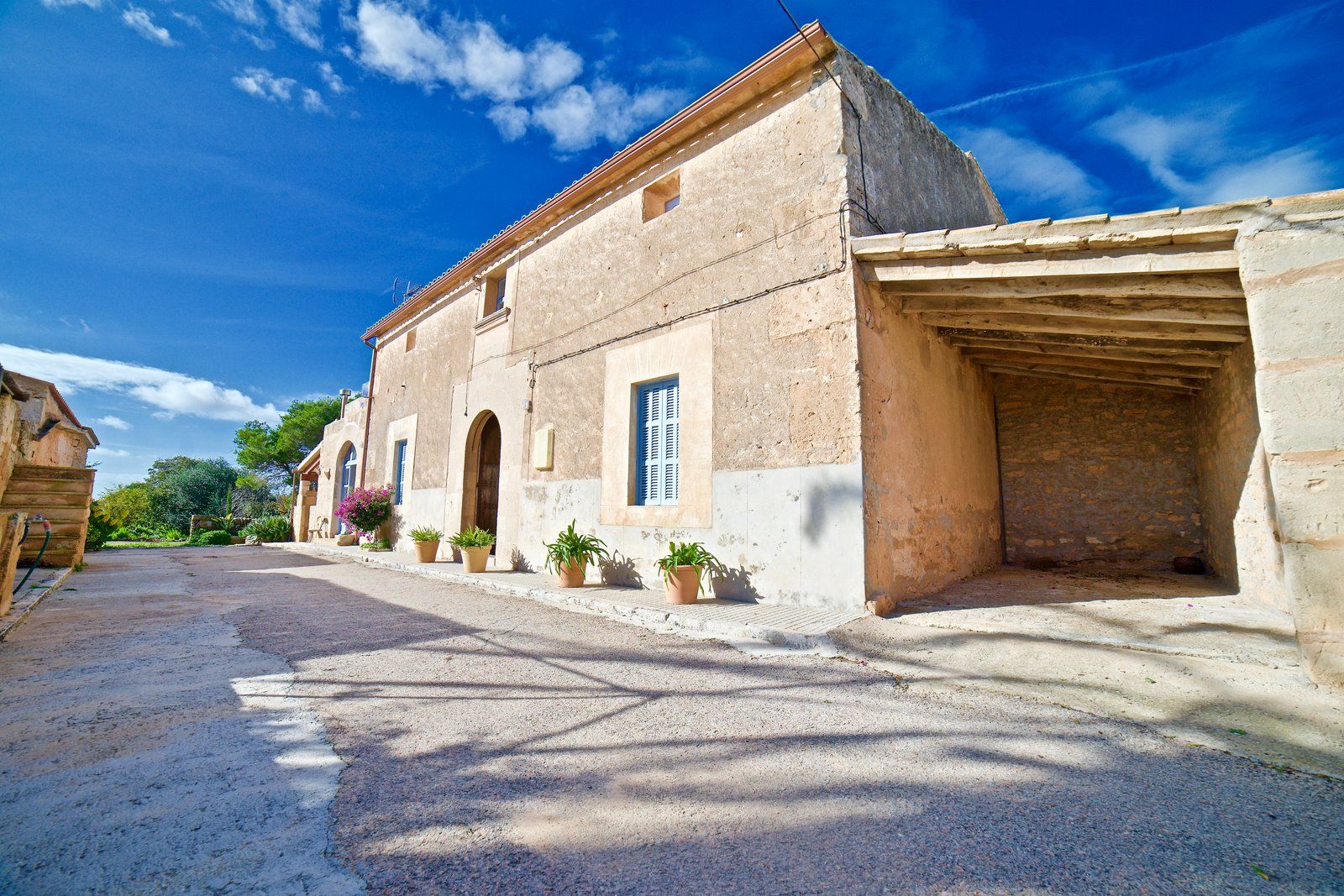 Renovated Village House with Garden & Sea Views for Rent in Ses Salines