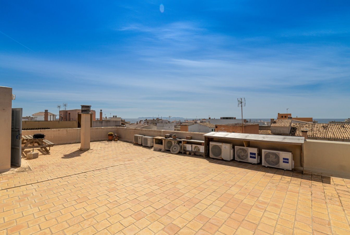Renovierte Wohnung mit Meerblick und Terrasse in Colonia de Sant Jordi