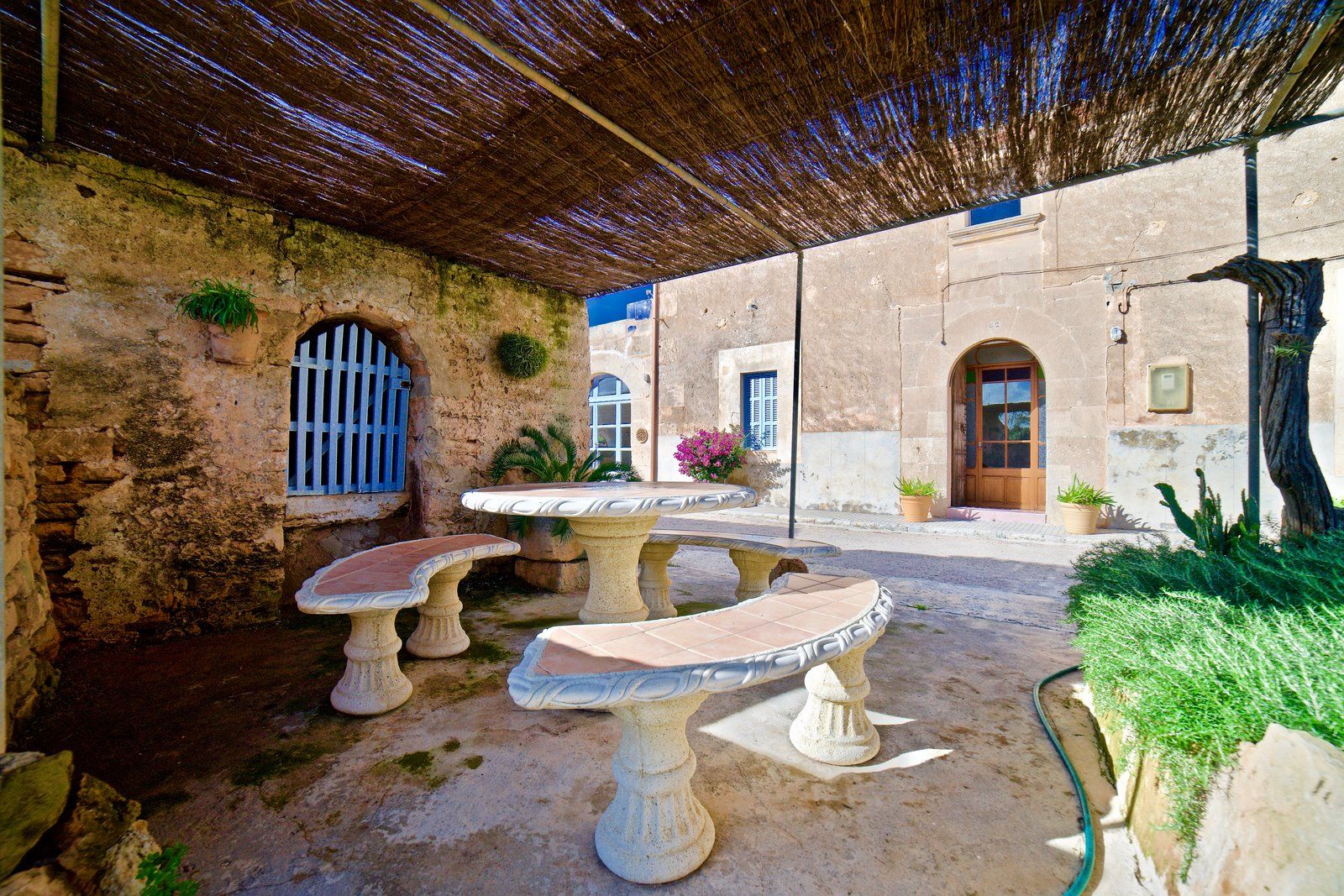 Renovated Village House with Garden & Sea Views for Rent in Ses Salines