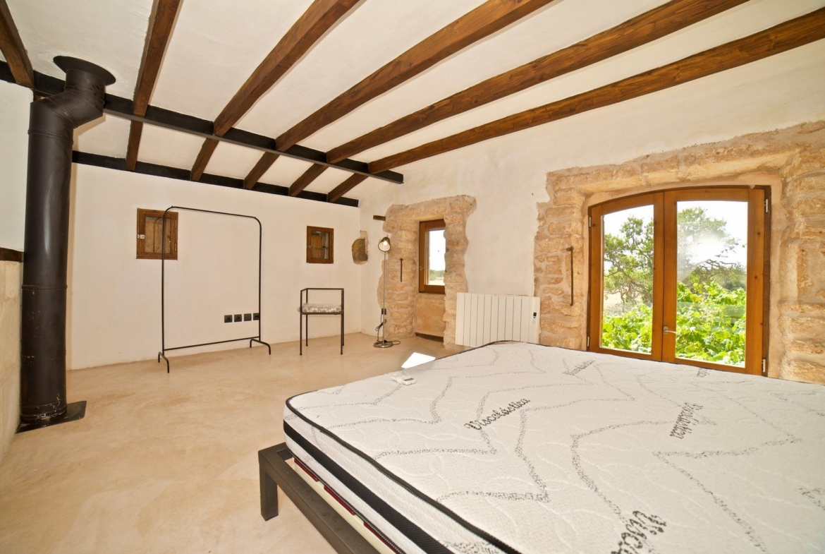 Country House for Rent in Santanyí – Restored Mill on 15,000 m² Estate