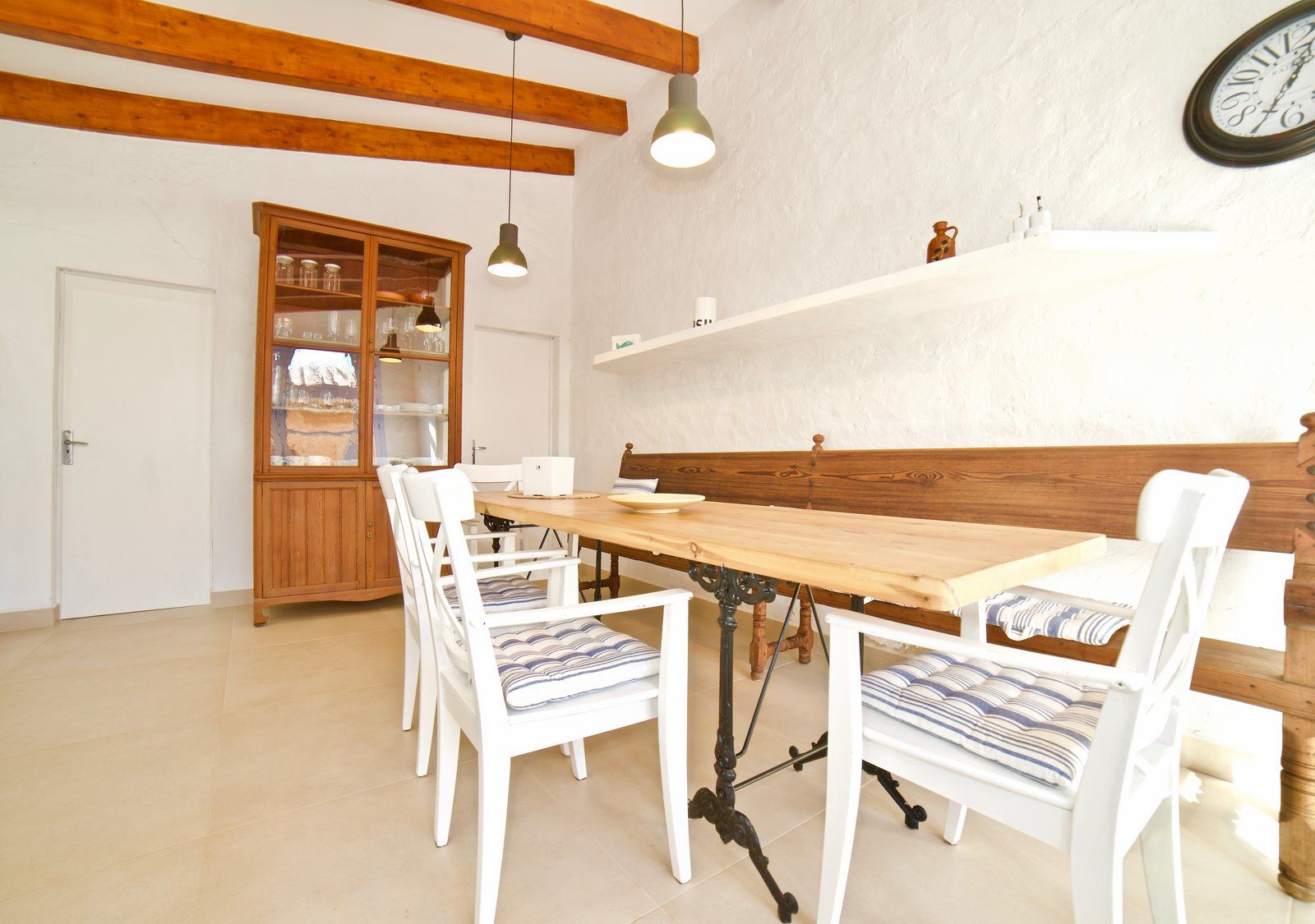 Renovated Village House with Garden & Sea Views for Rent in Ses Salines