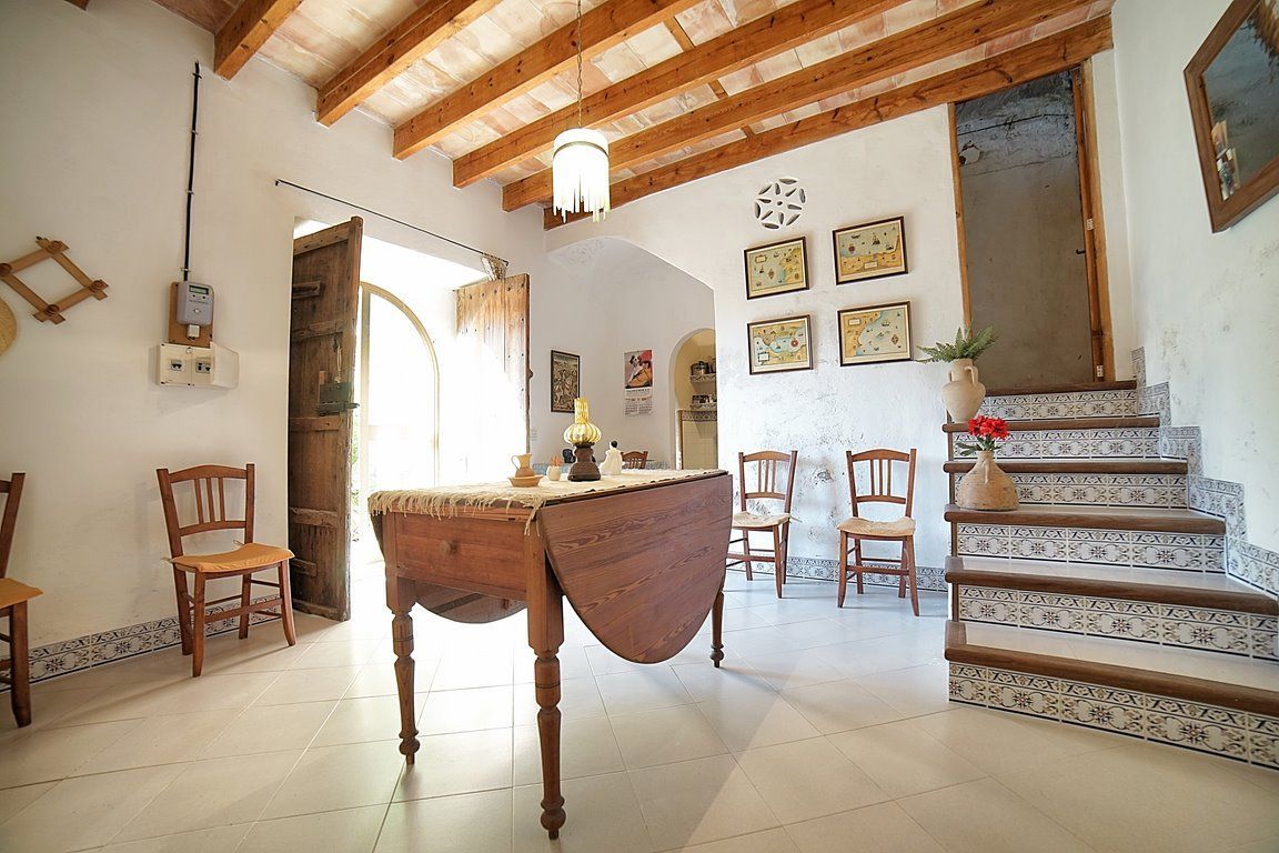 Village House in Ses Salines With Terrace & Fireplace