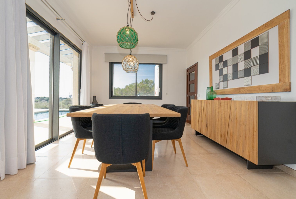 Casa de campo en alquiler con piscina y vistas al mar, Colonia de Sant Jordi