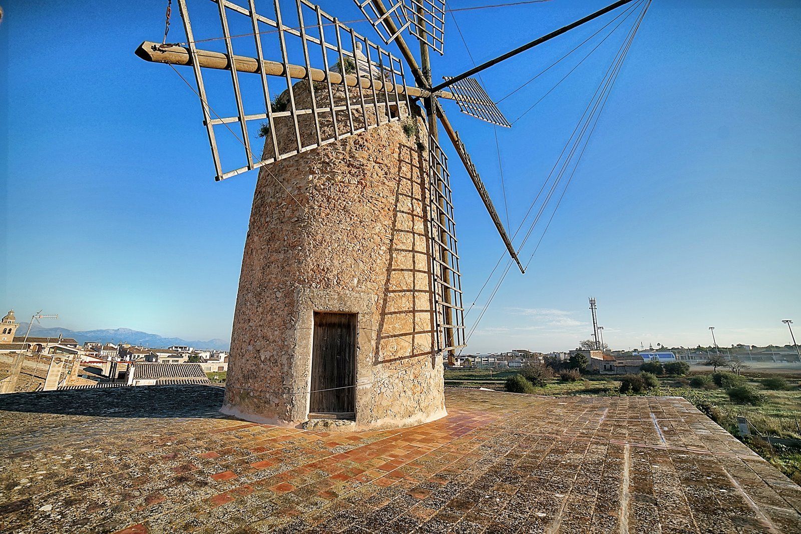 7-Villasyfincasmallorca-30.jpg Restored 17th-Century Windmill for Rent in Algaida, Mallorca