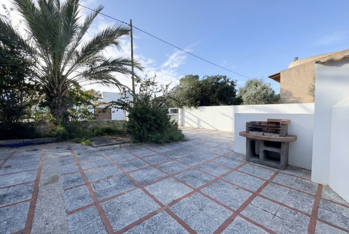 Ferienhaus zur Miete in Sa Rápita: Bungalow mit Garten und Grillplatz
