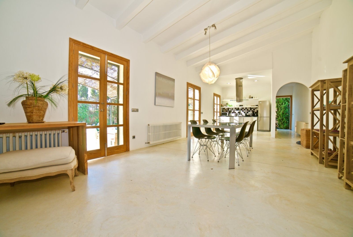 Chalet mit Pool zur Saisonmiete in Es Llombards, Südost-Mallorca