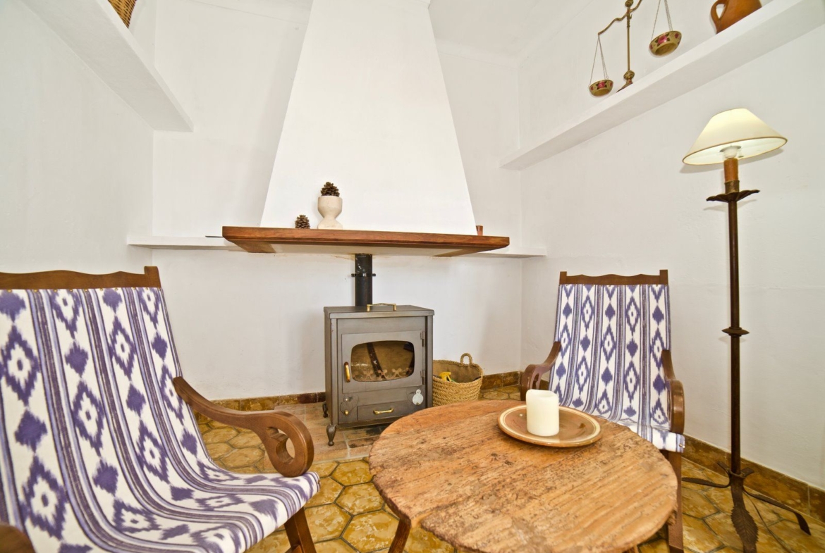 Renovated Village House with Garden & Sea Views for Rent in Ses Salines