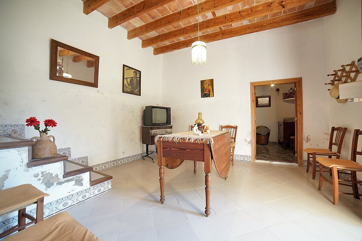 Village House in Ses Salines With Terrace & Fireplace