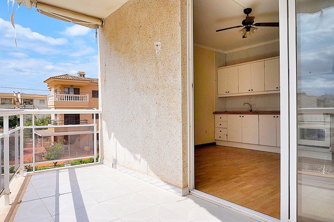 Piso con terraza en Colonia de Sant Jordi, a 800 m de la playa