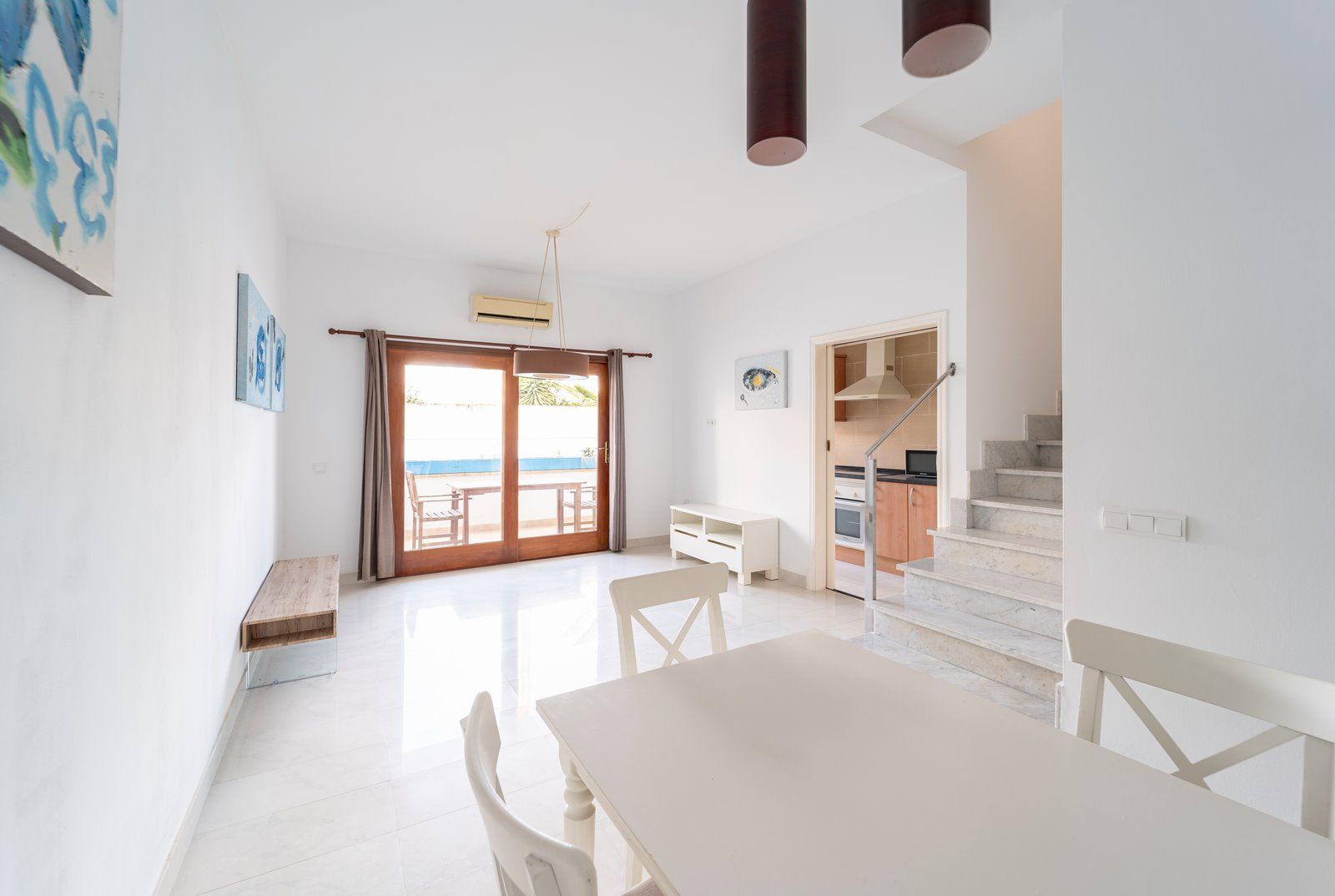 Modern 3-Bed Townhouse for Rent with Pool in Ses Salines