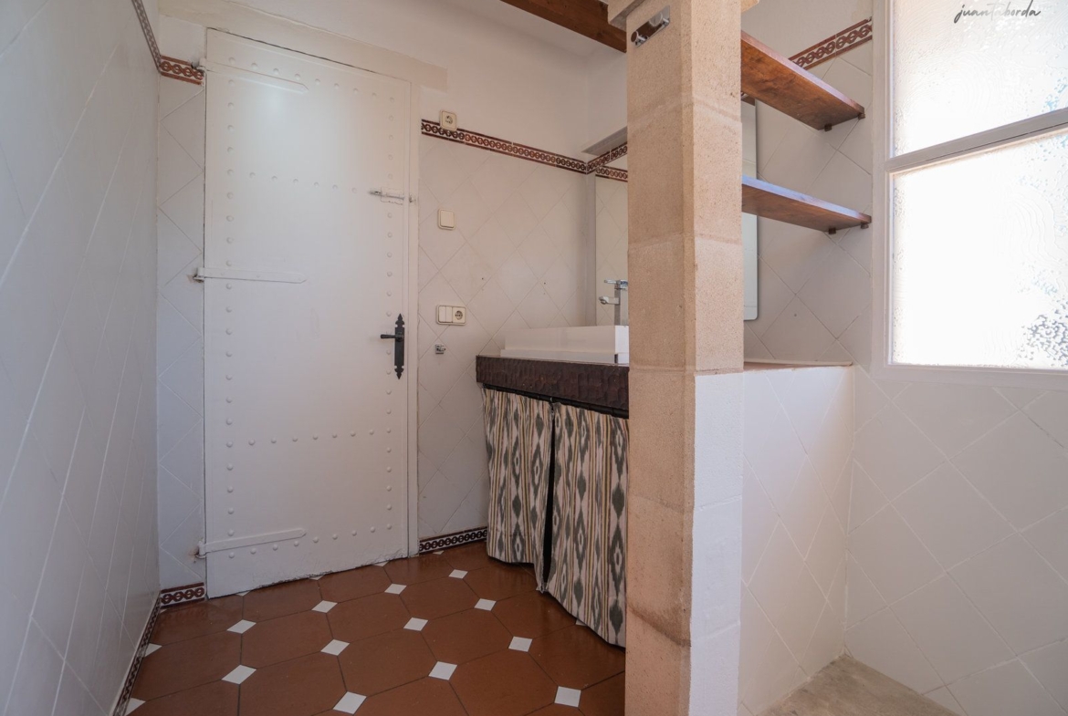 Landhaus zur Miete in Sineu – Bergblick und privater Garten