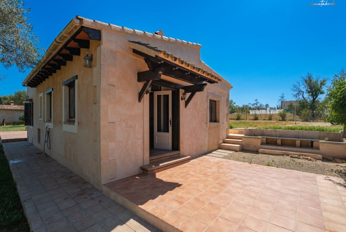Landhaus zur Miete in Sineu – Bergblick und privater Garten