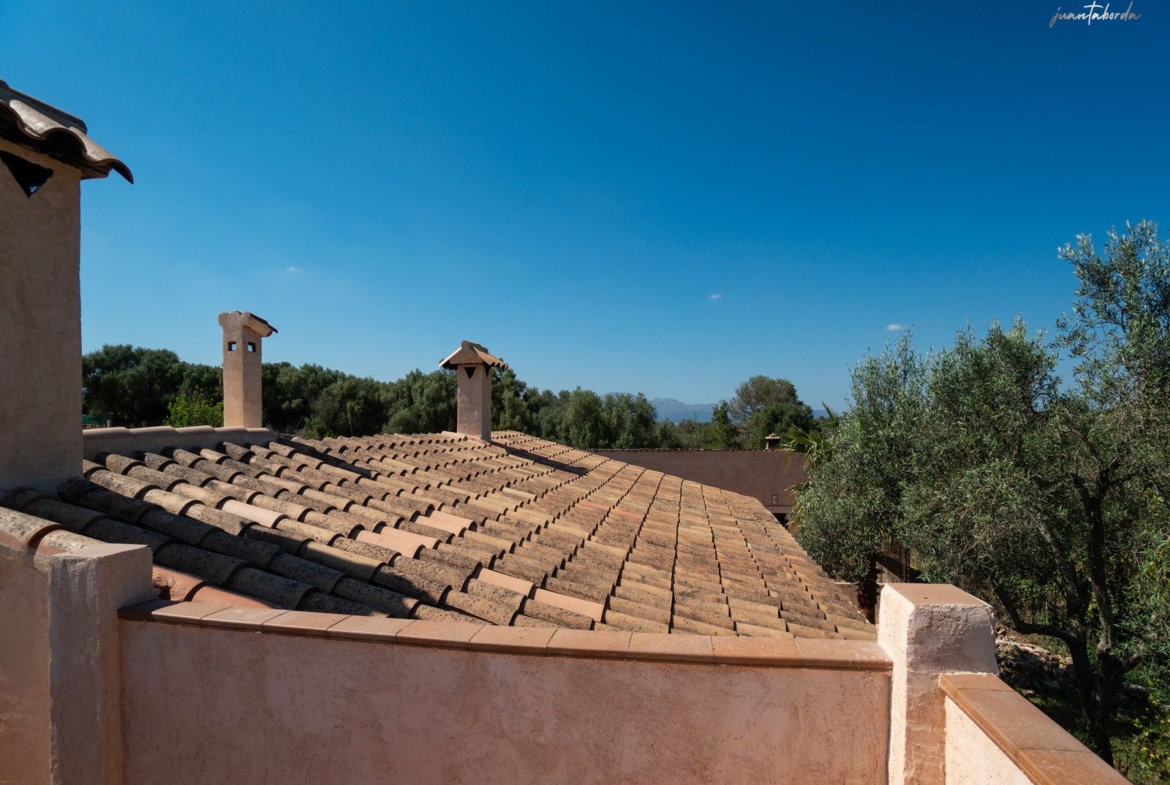 Landhaus zur Miete in Sineu – Bergblick und privater Garten