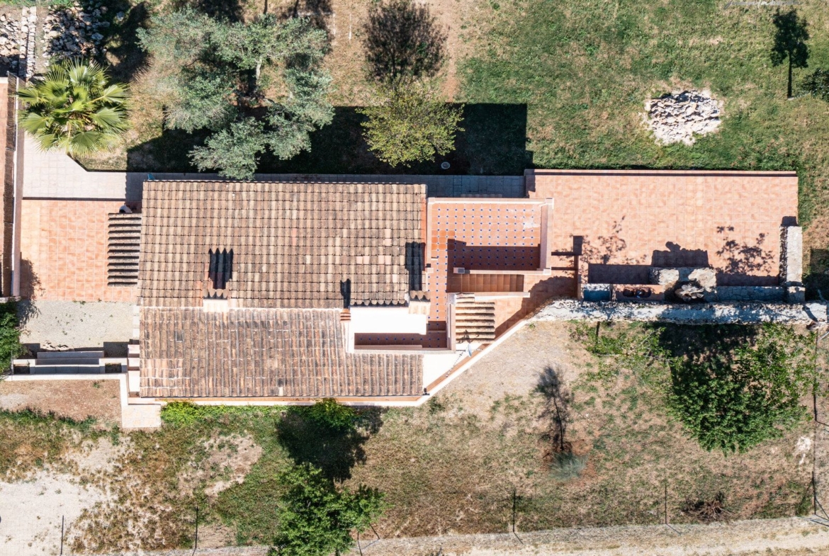 Landhaus zur Miete in Sineu – Bergblick und privater Garten