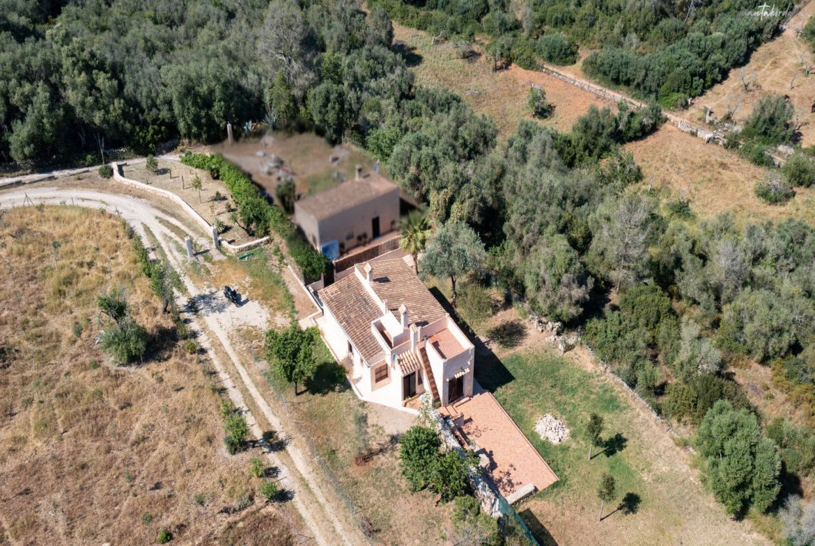 Landhaus zur Miete in Sineu – Bergblick und privater Garten