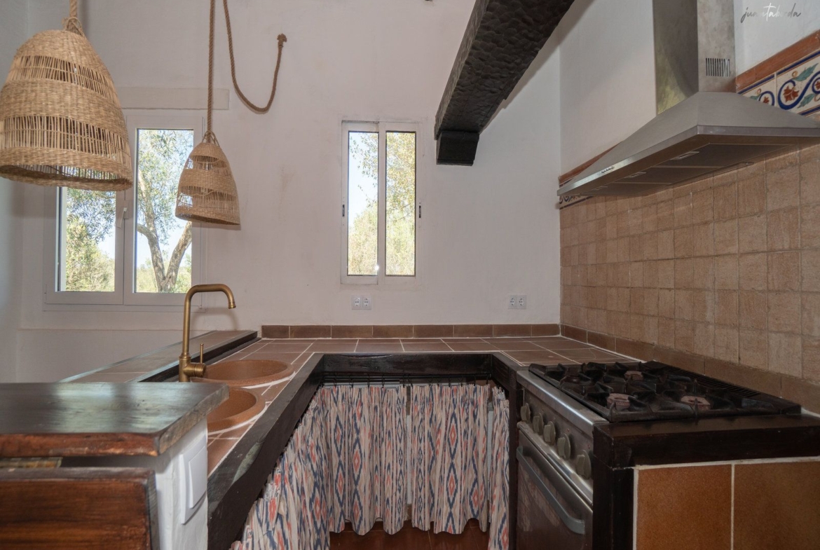 Landhaus zur Miete in Sineu – Bergblick und privater Garten