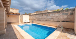 Finca zur Miete in Ses Salines mit Pool und Meerblick