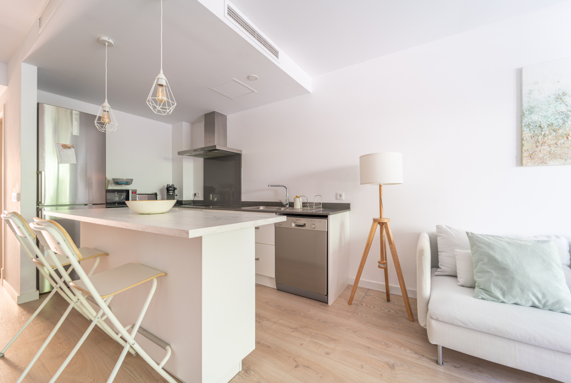 Piso en alquiler en s’Estanyol con gran terraza privada